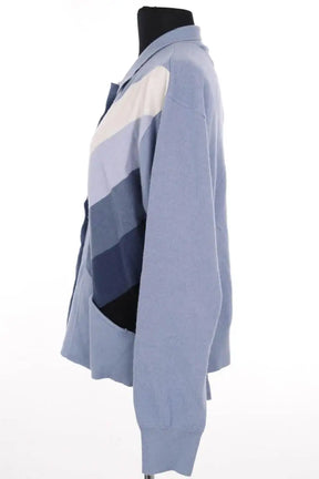 Cardigan BRUT Bleu en Laine