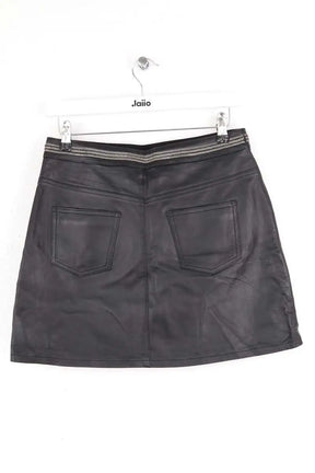 Mini jupe The Kooples Noir en Cuir