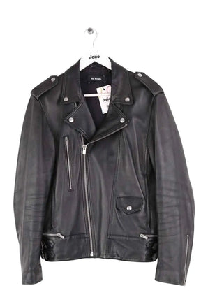 Veste The Kooples Noir en Cuir, taille M - Seconde Main