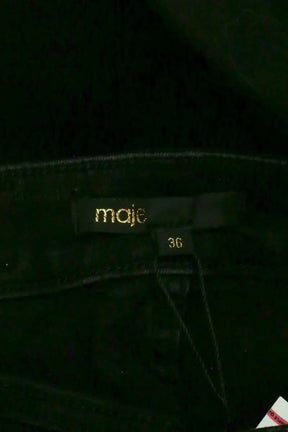 Jean droit Maje Noir en Coton