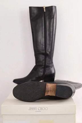 Bottes Jimmy Choo Marron en Cuir