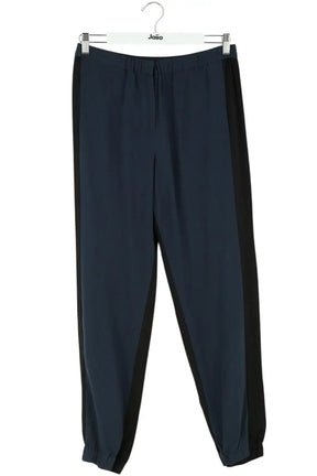 Pantalon droit Cedric Charlier Bleu en Synthétique, taille L - Seconde Main