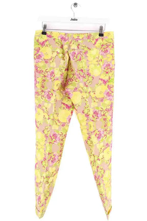 Pantalon droit Maje Jaune en Coton