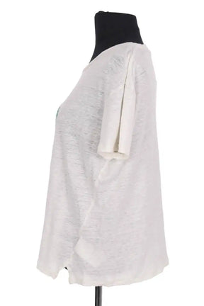 T-shirt Gerard Darel Blanc en Lin