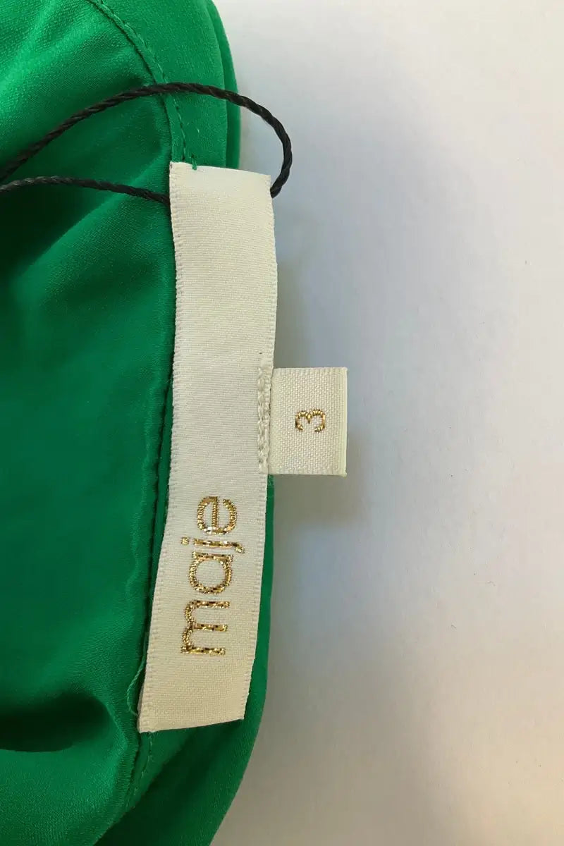 Robe Maje Vert en Synthétique