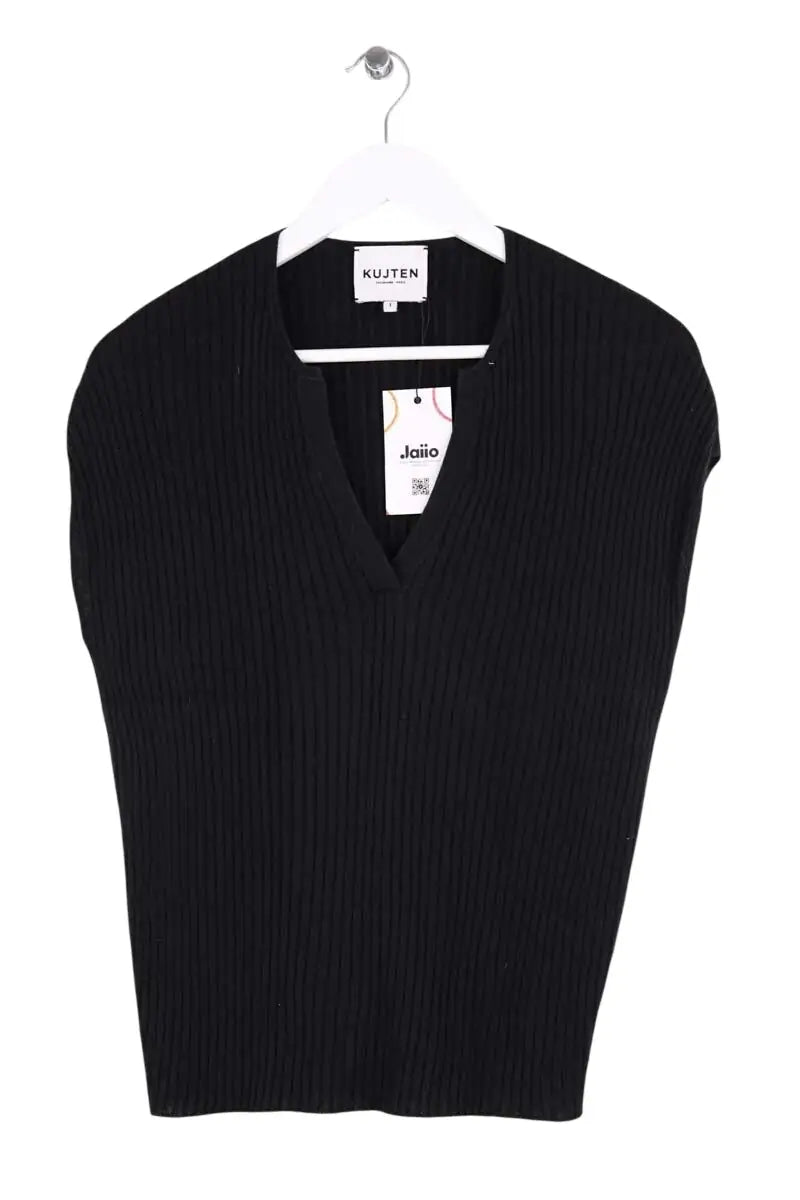 Top Kujten Marine en Soie, taille S - Seconde Main