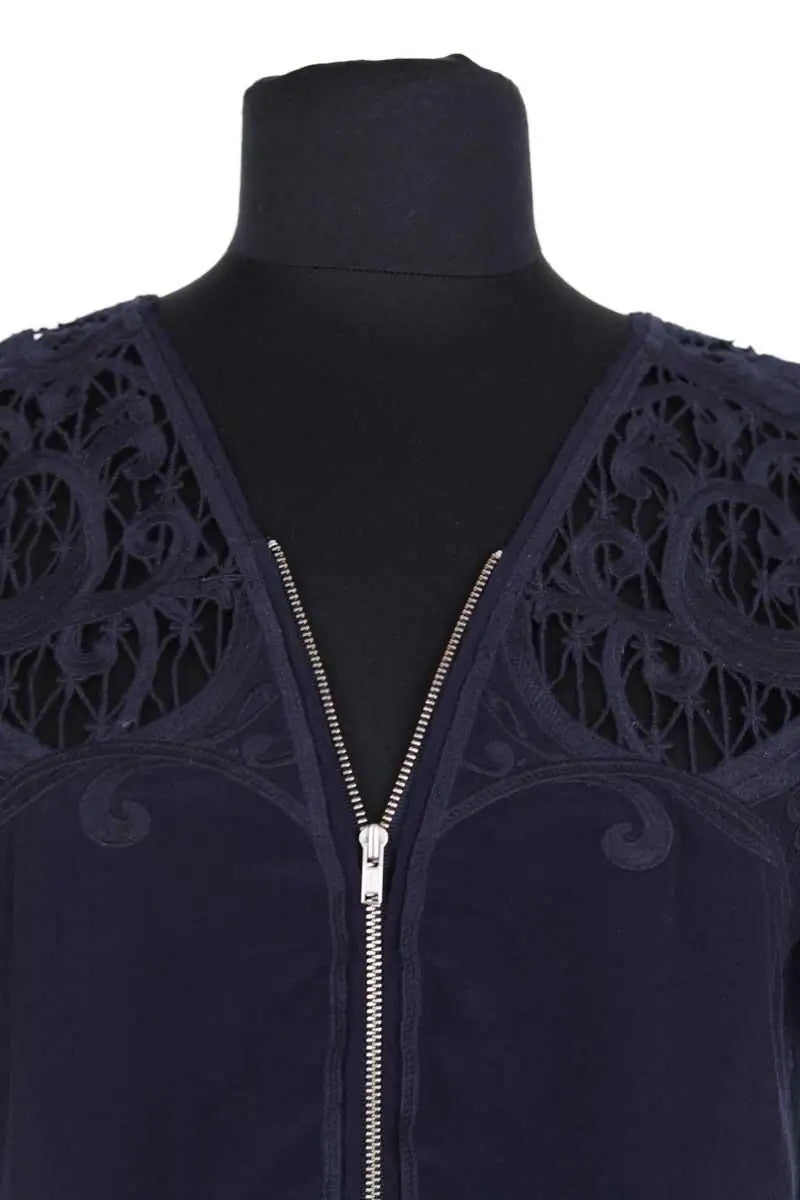 Blouse The Kooples Marine en Synthétique