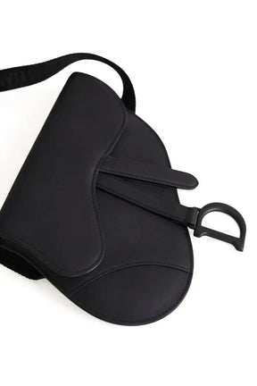 Sac à bandoulière Dior Saddle Noir en Cuir