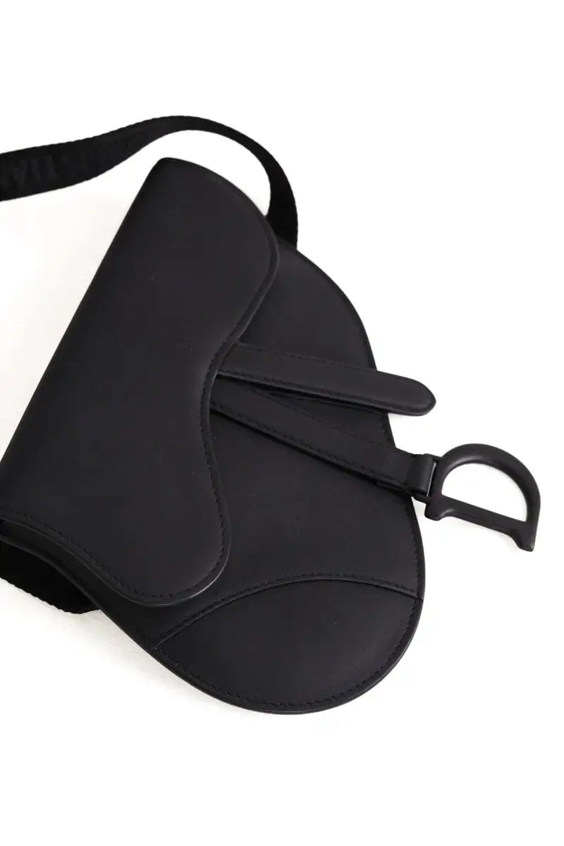 Sac à bandoulière Dior Saddle Noir en Cuir