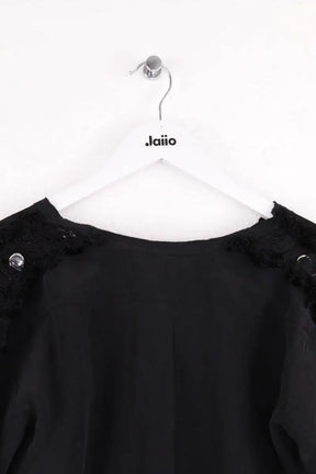 Blouse Sandro Noir en Soie