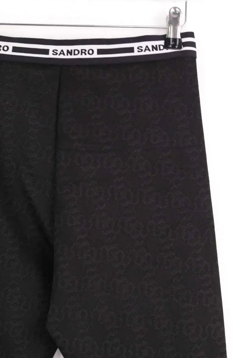 Legging Sandro Noir en Synthétique