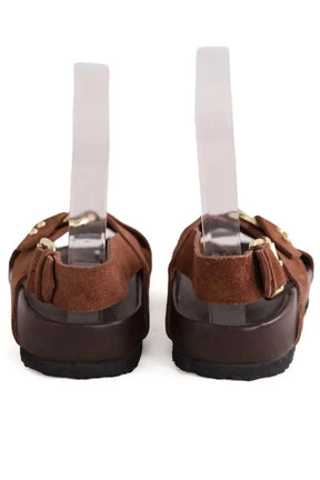 Sandales Soeur Marron en Daim