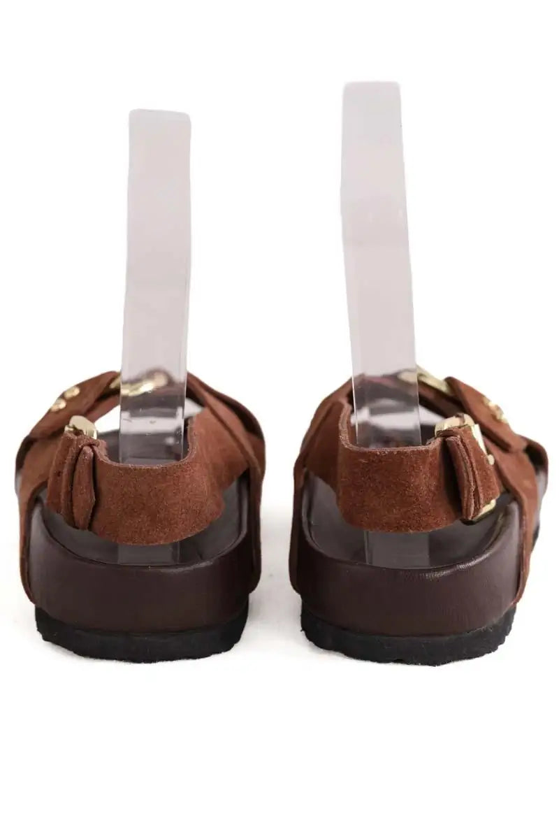 Sandales Soeur Marron en Daim