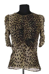 Blouse Isabel Marant Kaki en Soie, taille S - Seconde Main