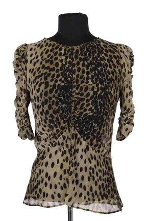 Blouse Isabel Marant Kaki en Soie, taille S - Seconde Main