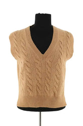 Top sans manche Ralph Lauren Beige en Coton, taille S - Seconde Main