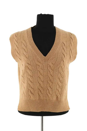 Top sans manche Ralph Lauren Beige en Coton, taille S - Seconde Main