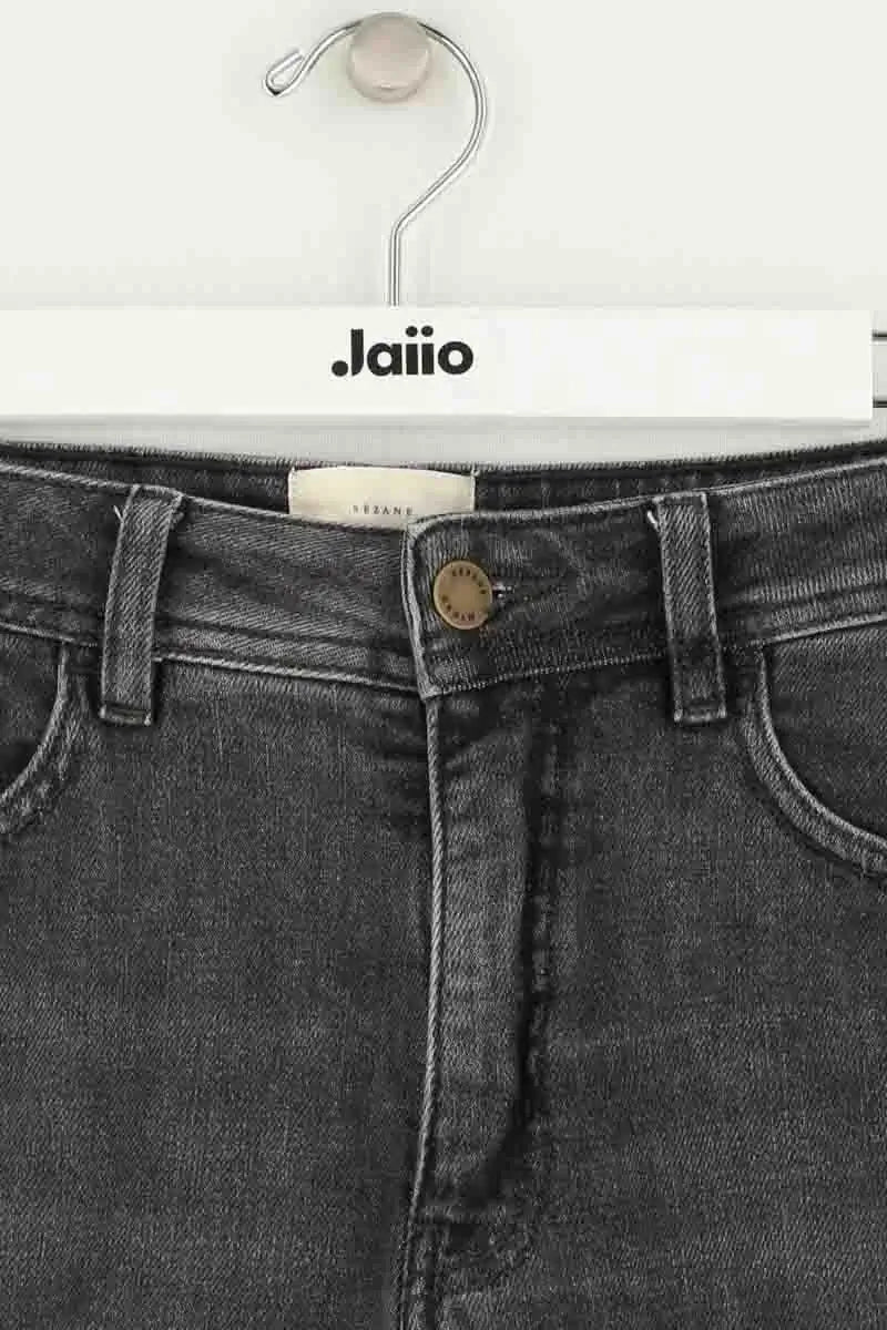Jean slim Sézane Anthracite en Coton