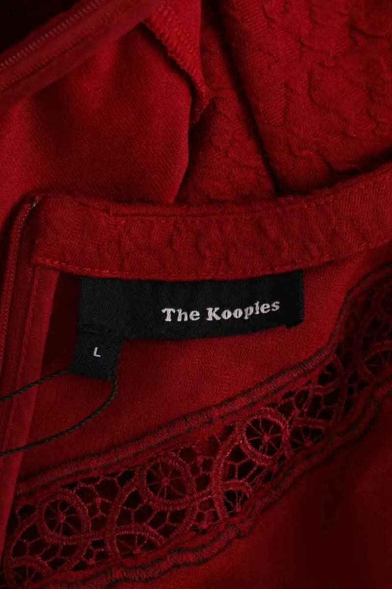 Robe The Kooples Rouge en Synthétique