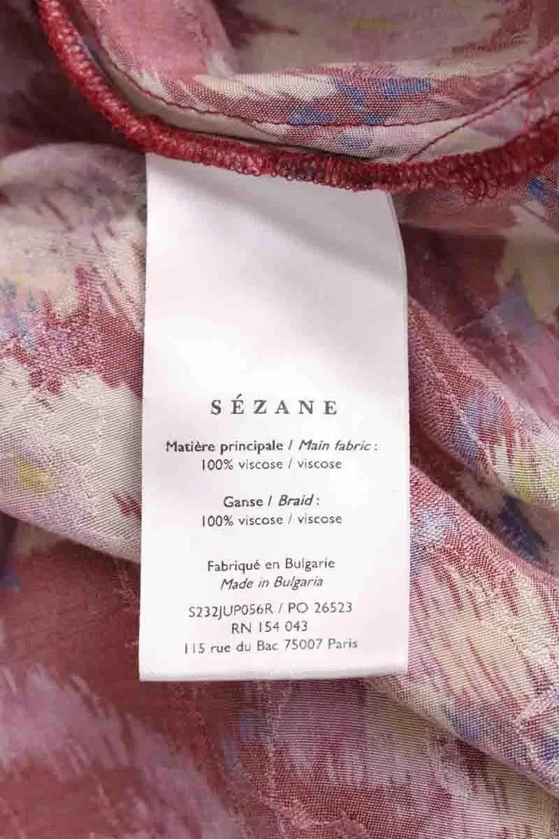 Jupe Sézane Rose en Viscose