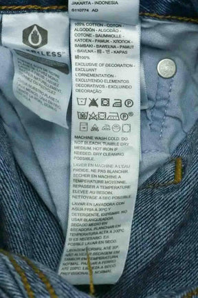 Jean droit W23 L26 Levi's 501 Bleu en Coton