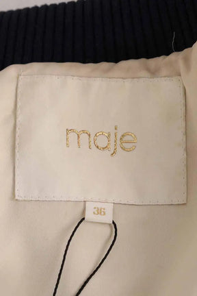 Blouson Maje Bleu en Viscose
