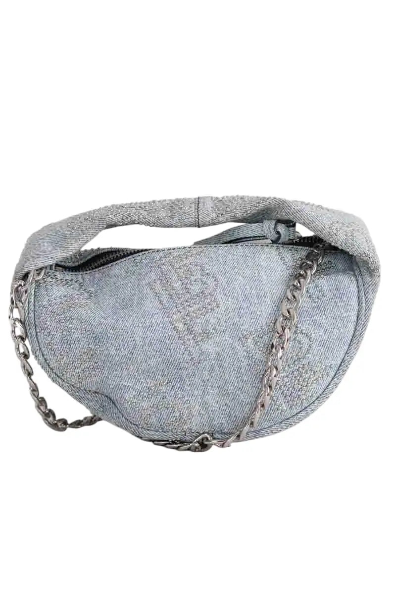 Mini sac By Far Bleu en Synthétique - Seconde Main