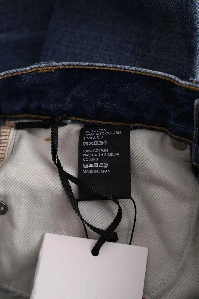 Jean slim Celine Bleu en Coton