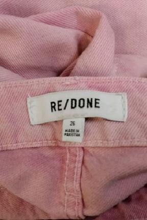 Jean droit RE/DONE  Rose