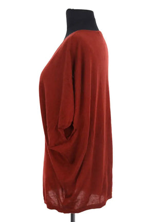 T-shirt Eric Bompard Marron en Cachemire