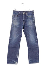 Jean droit APC Bleu en Coton, taille S - Seconde Main