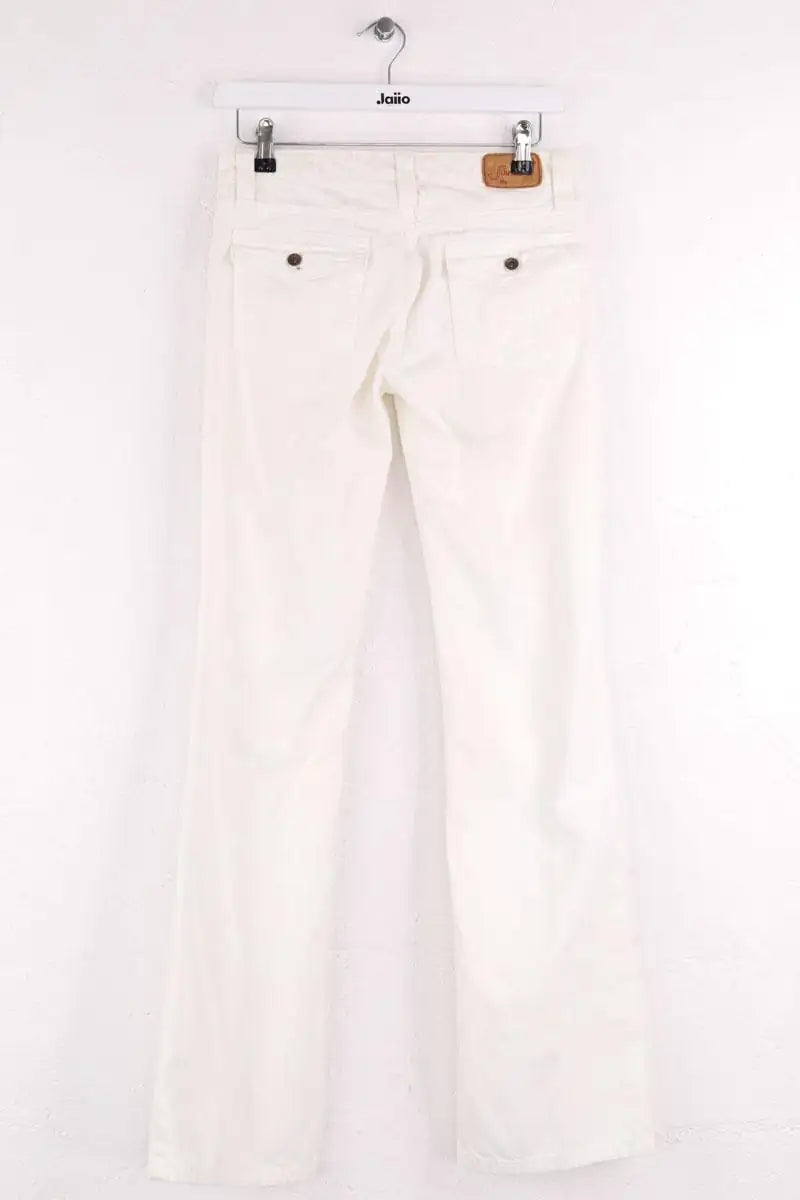 Jean droit Sandro Blanc en Coton
