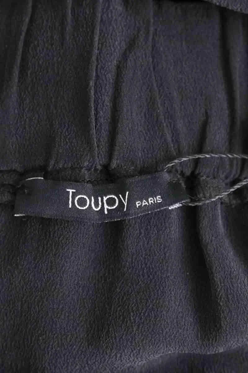 Combinaison Toupy Noir en Soie