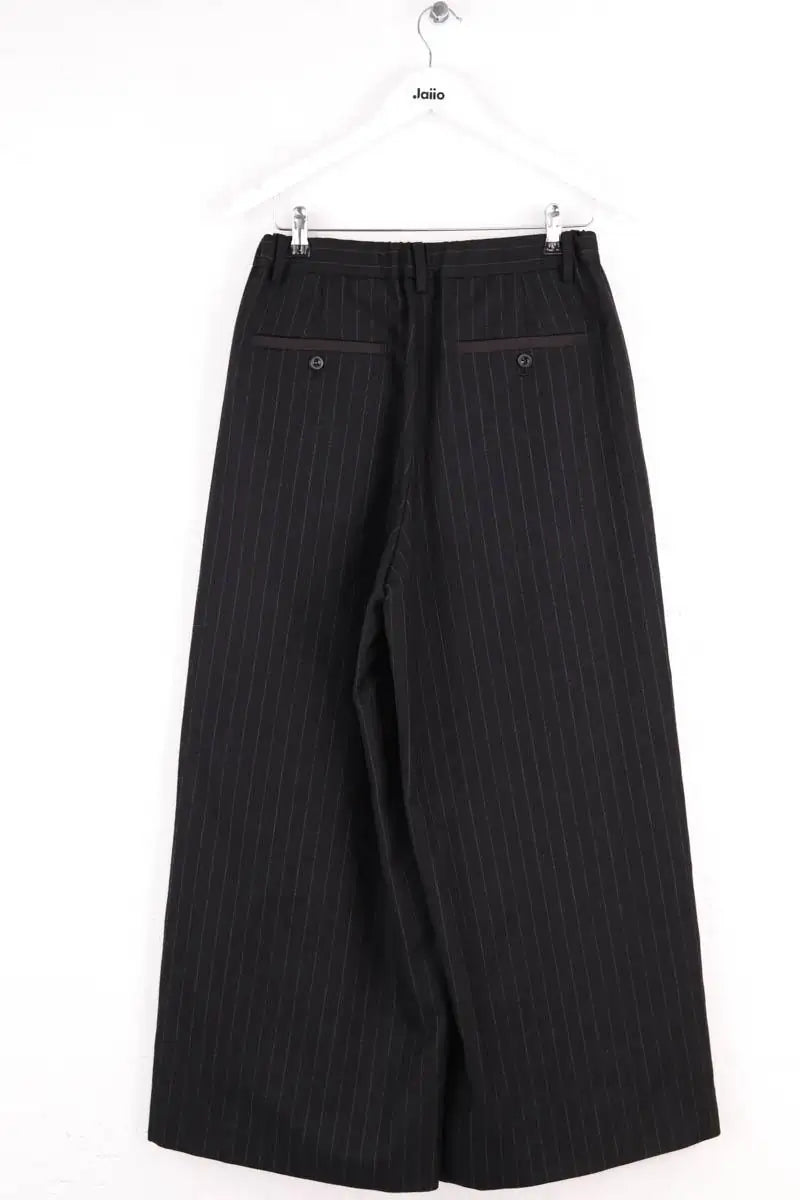 Pantalon large Sacai Noir en Laine