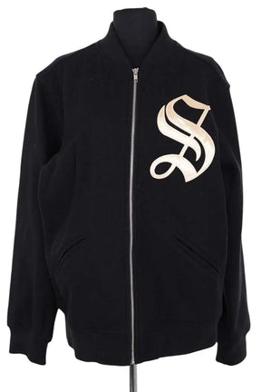 Blouson Supreme Noir en Laine, taille L - Seconde Main