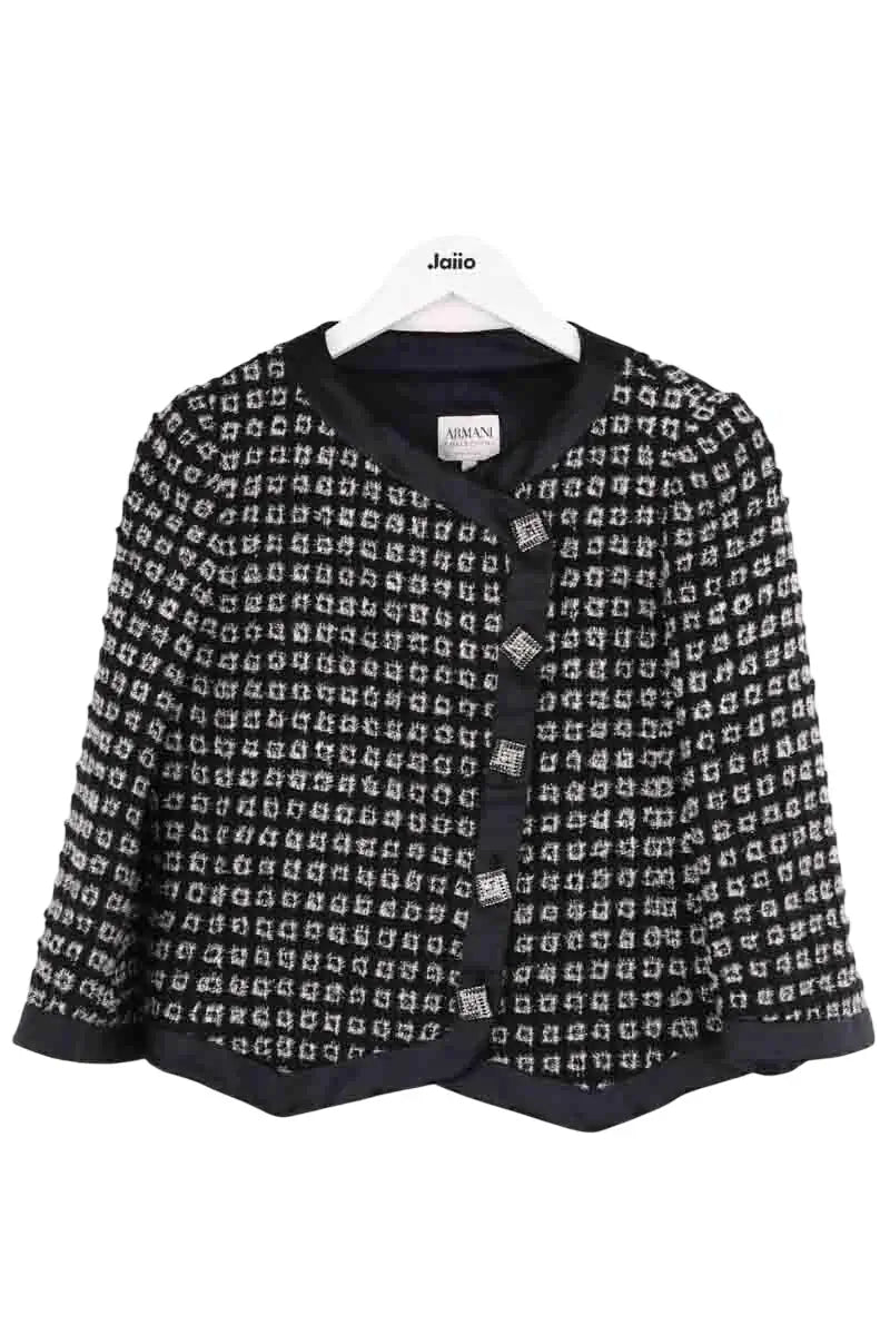Veste Emporio Armani Noir en Coton, taille M - Seconde Main