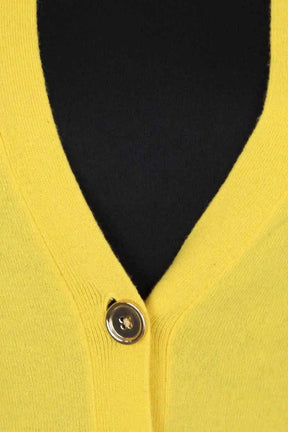 Cardigan Ralph Lauren Jaune en Cachemire