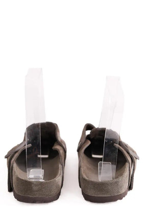 Sabots Birkenstock Boston Birkenstock x Rick Owens Anthracite en Daim