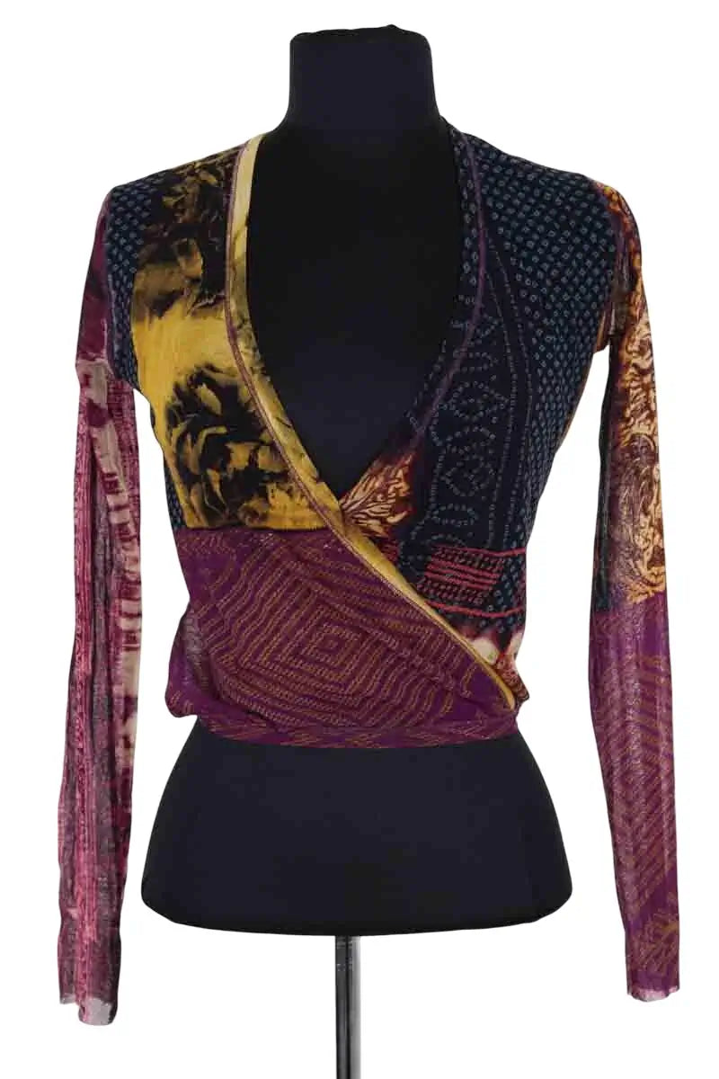 Blouse Jean Paul Gaultier Violet en Synthétique, taille M - Seconde Main