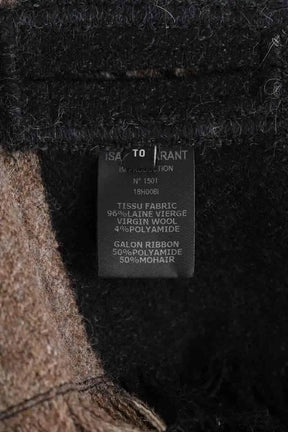 Poncho Isabel Marant Marron en Laine