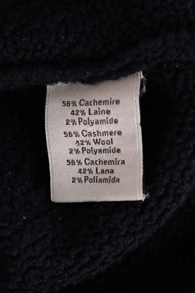 Gilet Hermès Bleu en Cachemire