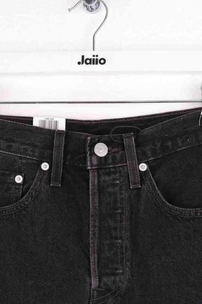 Mini jupe Levi's High rise deconstructed skirt Noir en Coton