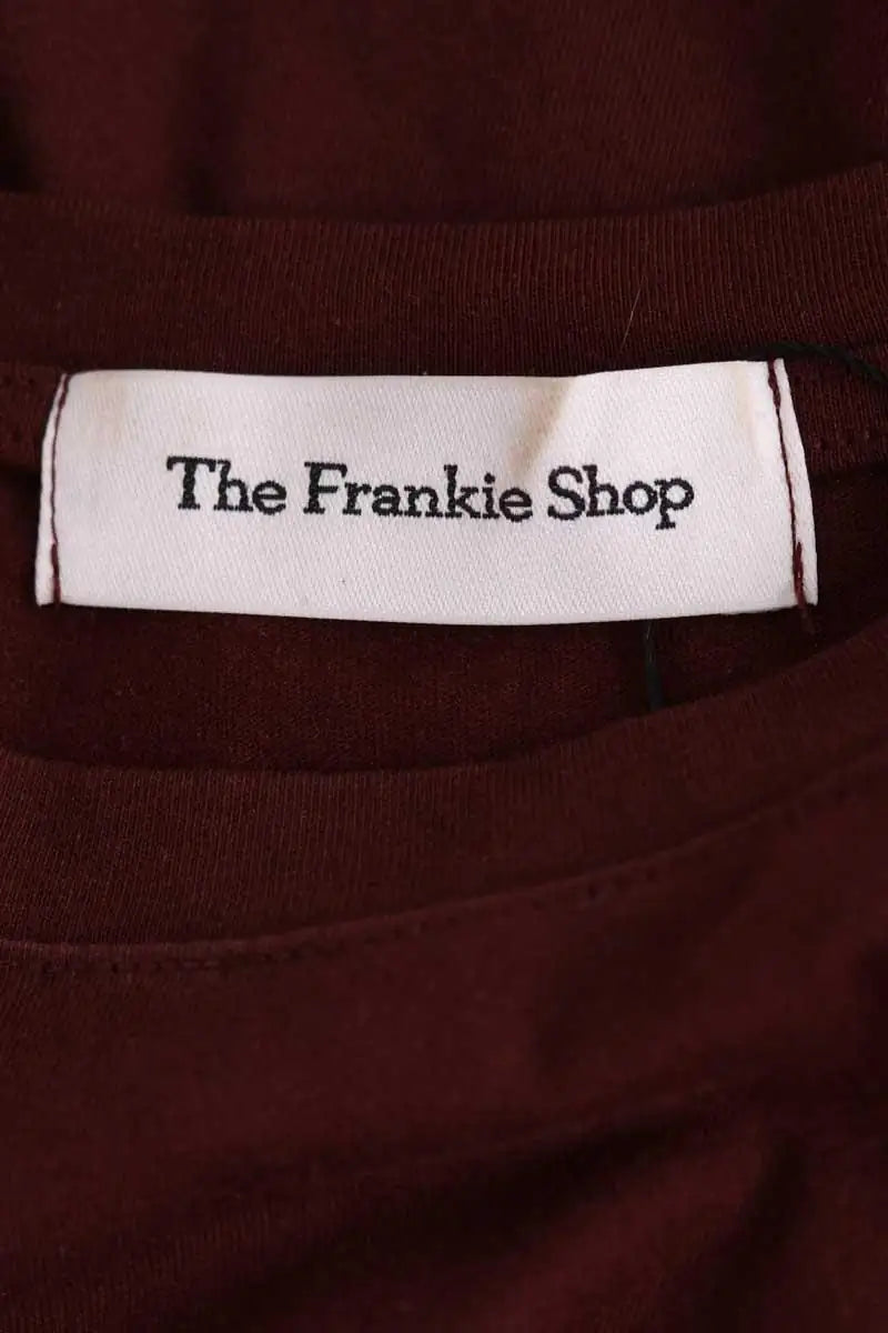 T-shirt The Frankie Shop Bordeaux en Coton