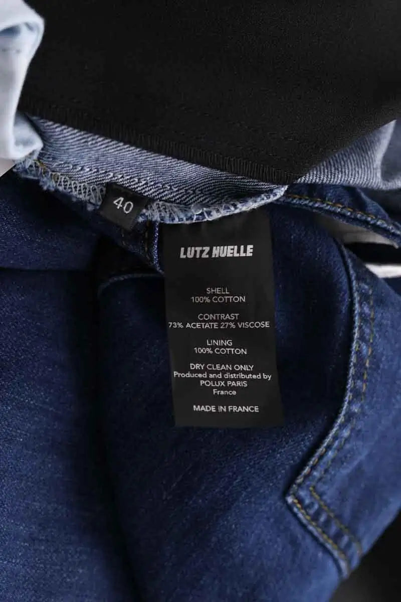 Pantalon large Lutz Huelle Noir en Coton