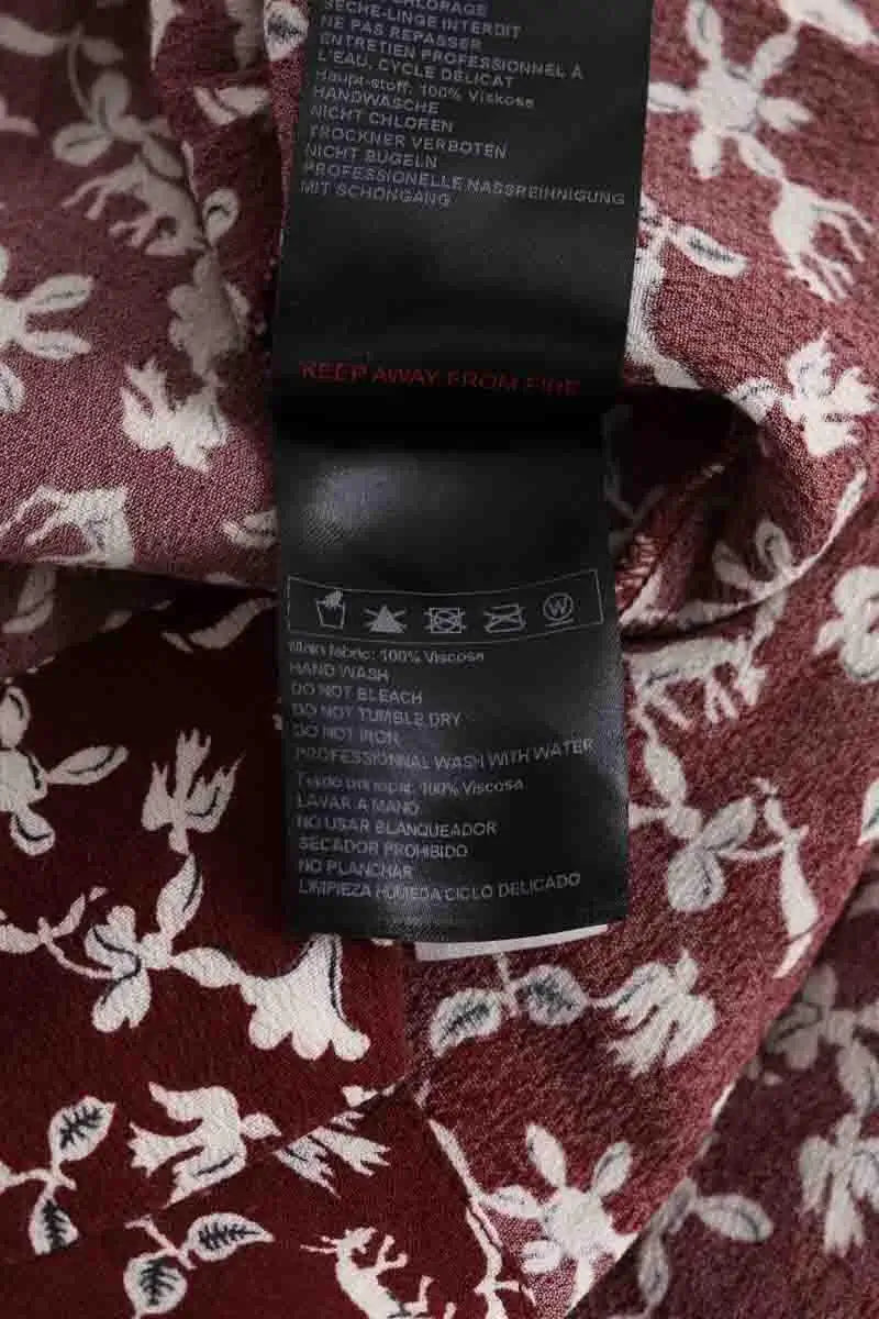 Robe Ba&Sh Rouge en Viscose