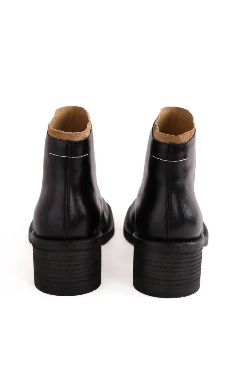 Boots Maison Martin Margiela Ankle Boots Noir en Cuir