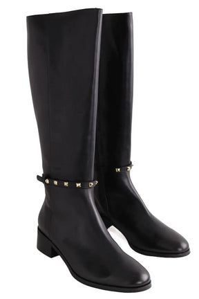 Bottes LK Bennett Stevie Noir en Cuir