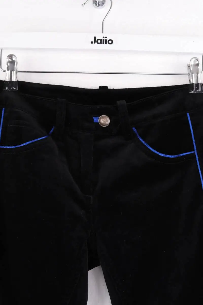 Pantalon droit Isabel Marant Noir en Velours