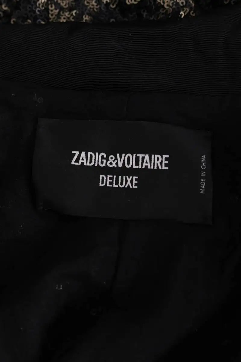 Blazer Zadig & Voltaire Noir en Paillettes
