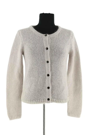 Cardigan Des Petits Hauts Gris en Laine, taille M - Seconde Main